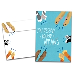 Tree Free Greetings Congratulations Greeting Card - Round of Appaws