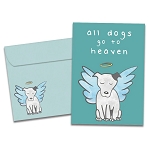 Tree Free Greetings Pet Sympathy Card - Dog Heaven
