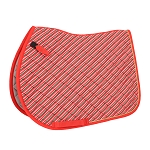 QHP Jolly Stripe Christmas Saddle Pad
