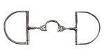 Robart Pinchless Stainless Steel Dee Segunda-Quarter Moon 5 1/2